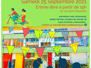 Fête de l'Îlot Maracci : le tiers-lieu AU FIL DE SOI ouvre sa cour à ses voisins le 25/09/2021 