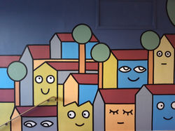 La fresque participative réalisée avec LEM